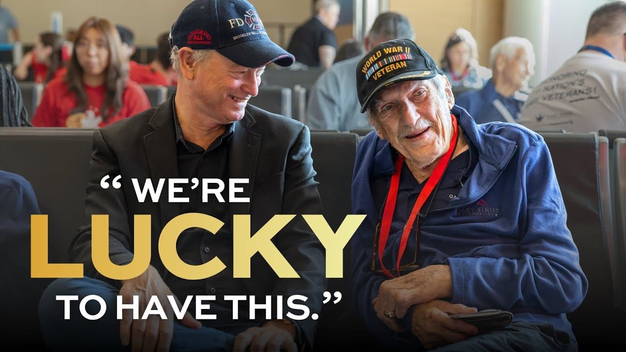 Gary Sinise Brings WWII Vets to the National WWII Museum
