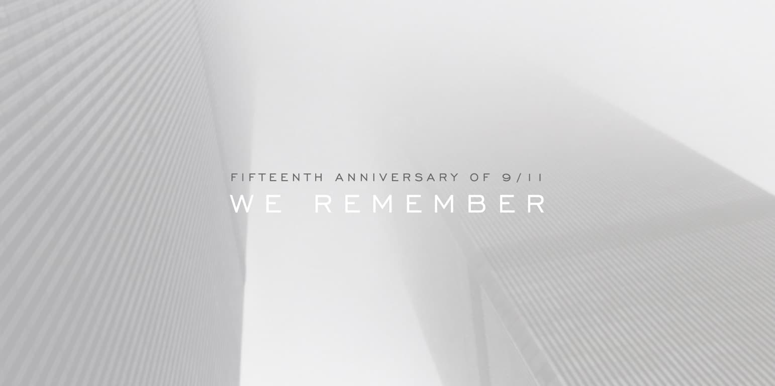 On the 15th Anniversary of 9/11