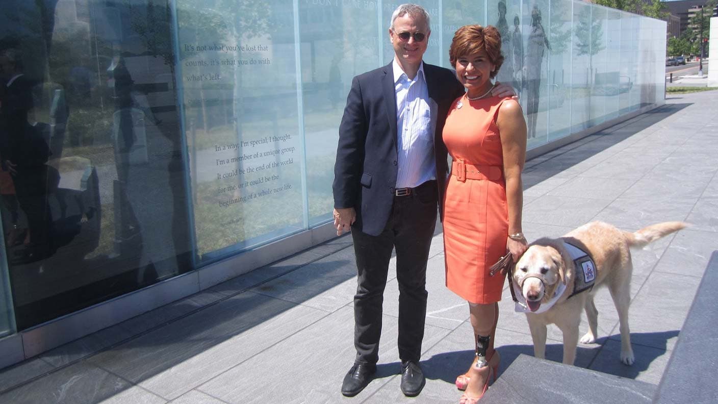 U.S. Army (Ret.) Captain and Gary Sinise Foundation Ambassador Leslie Smith