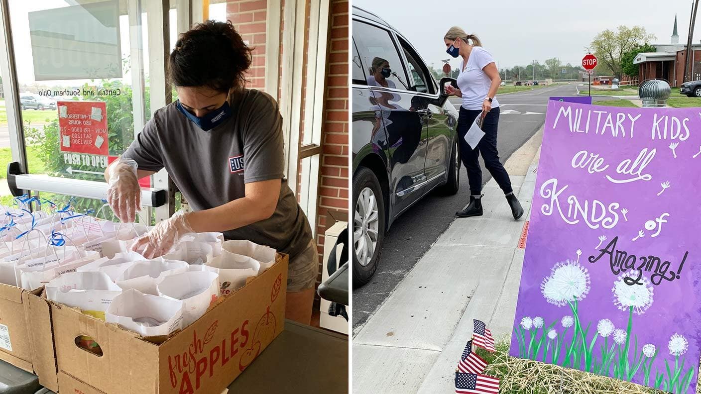 Gary Sinise Foundation, Wright-Patterson Air Force Base USO deliver more than a meal to airmen and military families