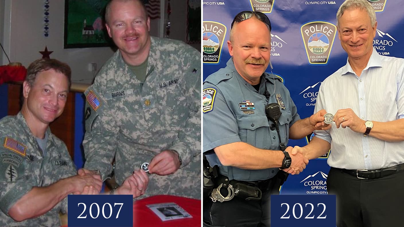 Fate brings CSPD officer and Gary Sinise Together For a Second Time